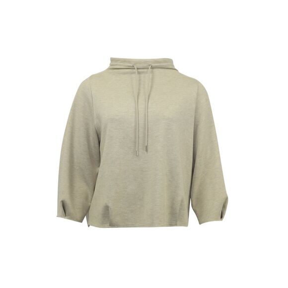 Theory Double Knit Drawstring Top in Beige Viscose - Picture 1 of 4